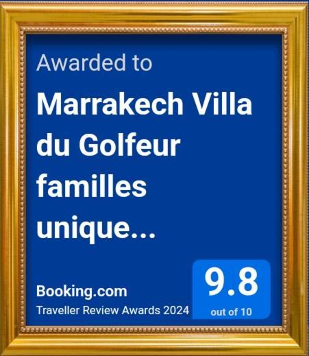 Marrakech Villa Du Golfeur Familles Uniquement Marrakesch Exterior foto